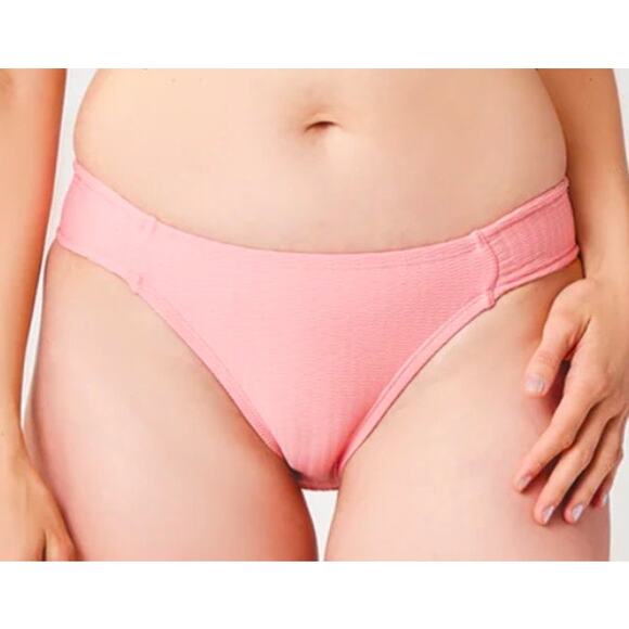 Carve Designs Cardiff Grapefruit Texture Bikini Bottom L NWT - Picture 1 of 4